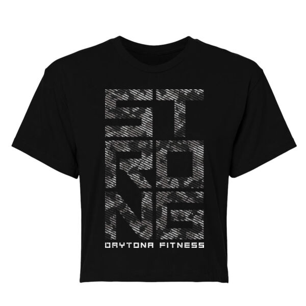STRONG BLOCK - WOMEN'S CROP T-SHIRT - $TF5GJK$ Thumbnail