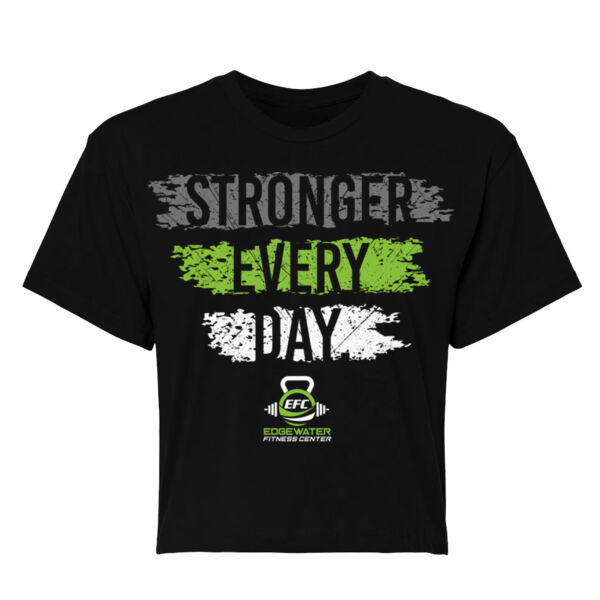 STRONGER EVERY DAY - WOMEN'S CROP T-SHIRT - $V1SCM7$ Thumbnail